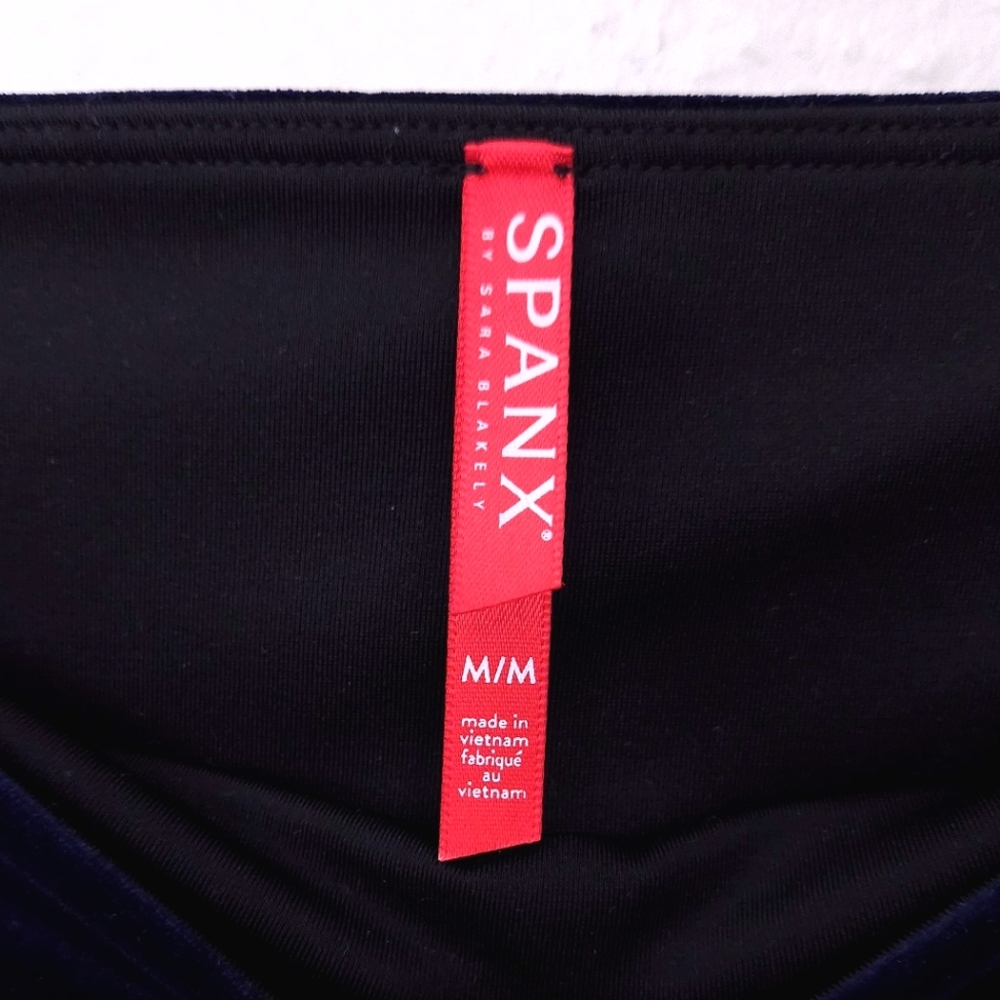 SPANX Velvet Luxe Leggings Lapis Night Blue MEDIUM - Picture 6 of 9